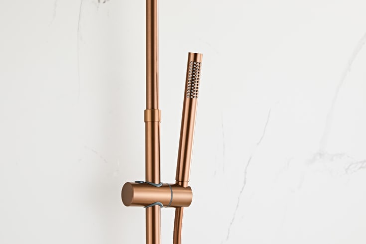 Zen Sanitary duschset, koppar