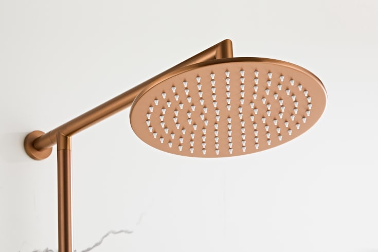 Zen Sanitary duschset, koppar