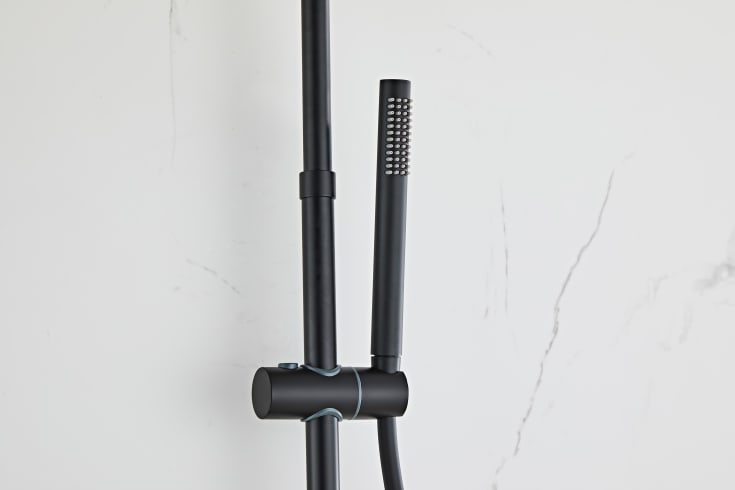 Zen Sanitary duschset, svart