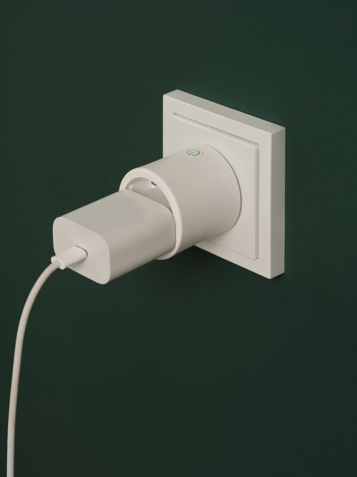 OSRAM SMART+ MATTER Plug energimåler 10A hvid WiFi