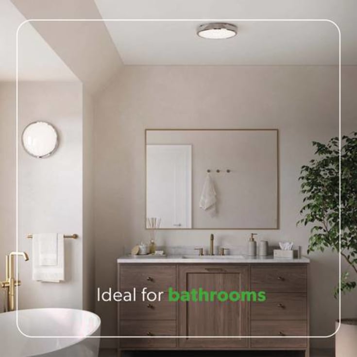 4lite Pavia plafond, krom