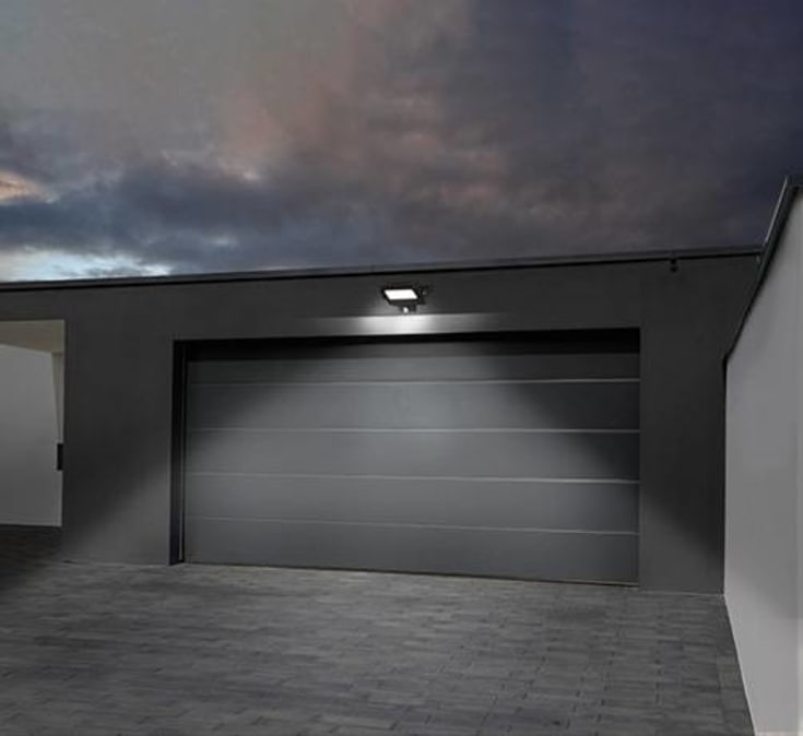 4lite Floodlight strålkastare med sensor, 4000K, 30W