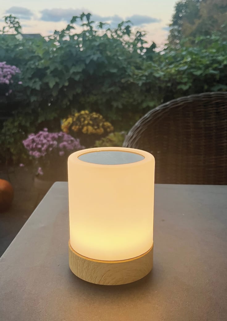 Veli Line Mood Light uppladdningsbar bordslampa
