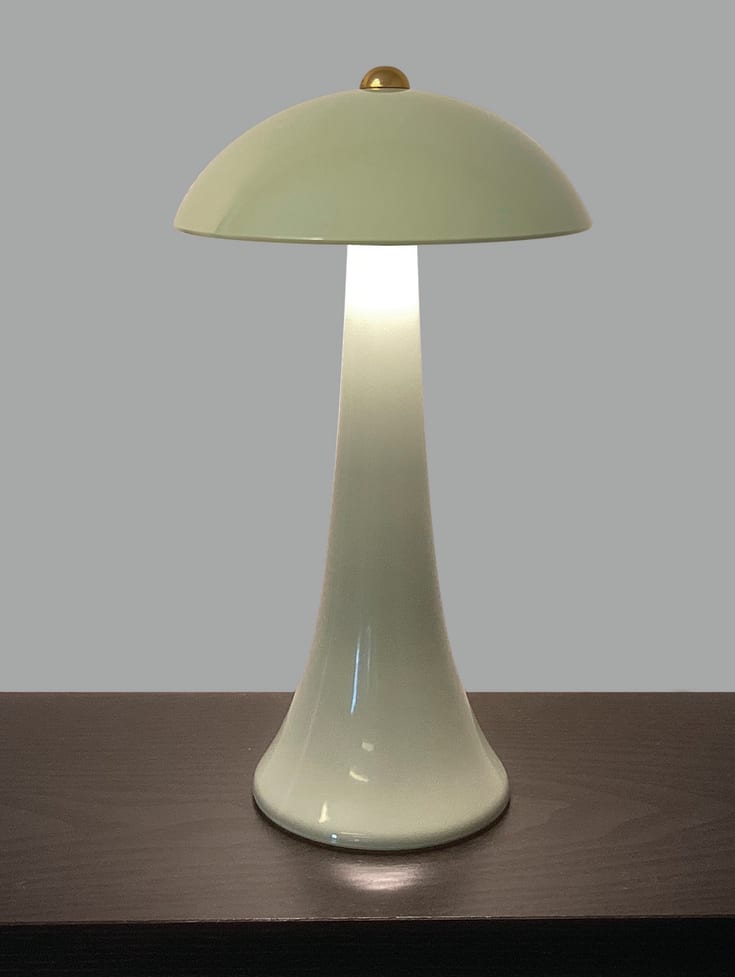 Veli Line Smooth Touch oppladbar bordlampe, grønn