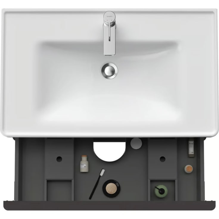 Duravit D-Neo möbelpaket, 80x48 cm, svart ek
