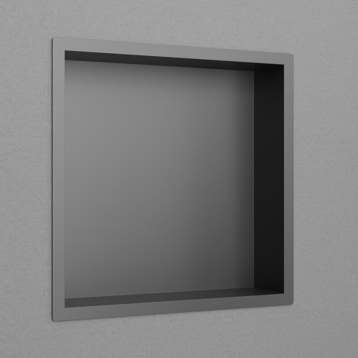 Scandtap Style dusjhylle, 33x33 cm, semi-matt sort