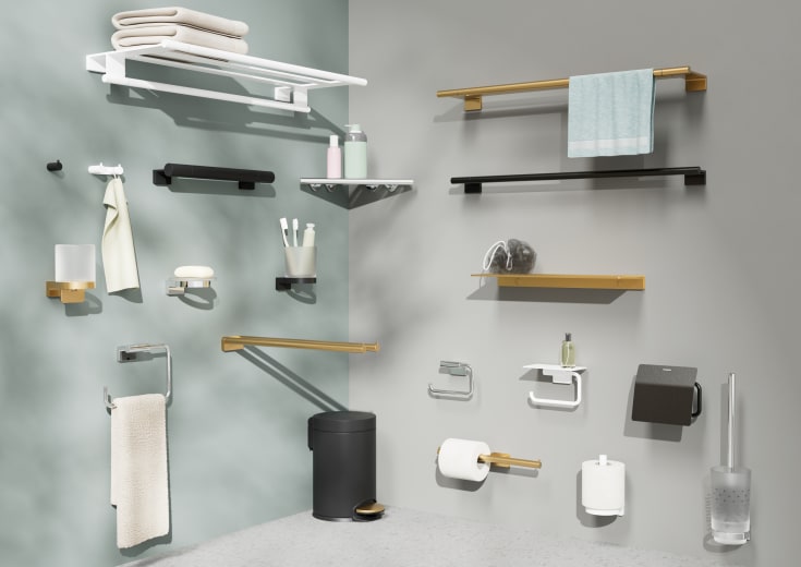 Hansgrohe AddStoris S tvåldispenser, borstad brons