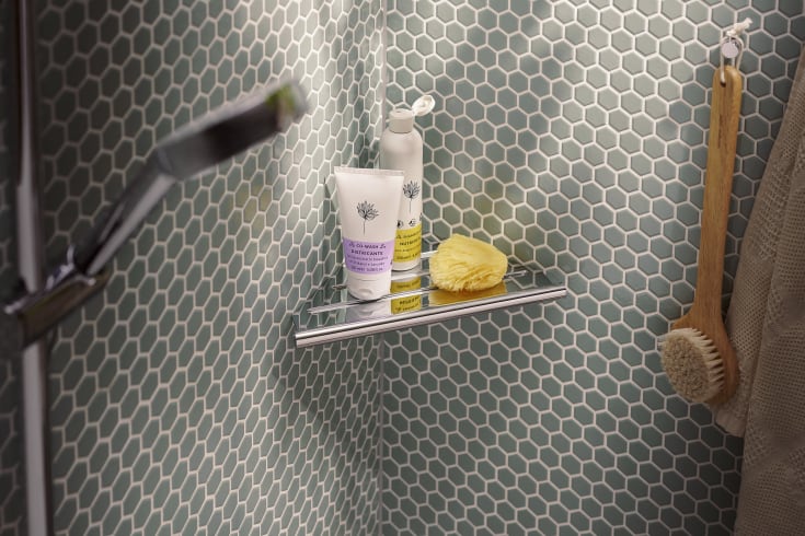 Hansgrohe AddStoris S dusjhylle, krom