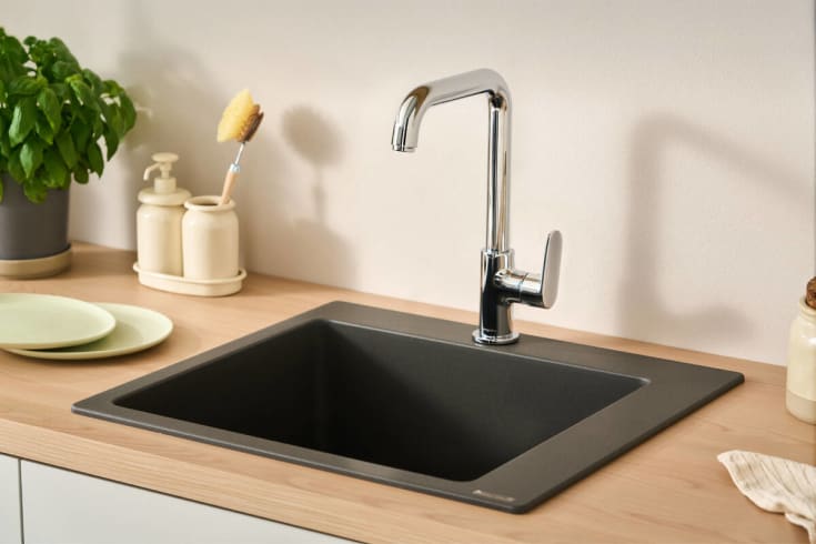 10 stk Hansgrohe Vernis Blend M35 kjøkkenarmatur, krom