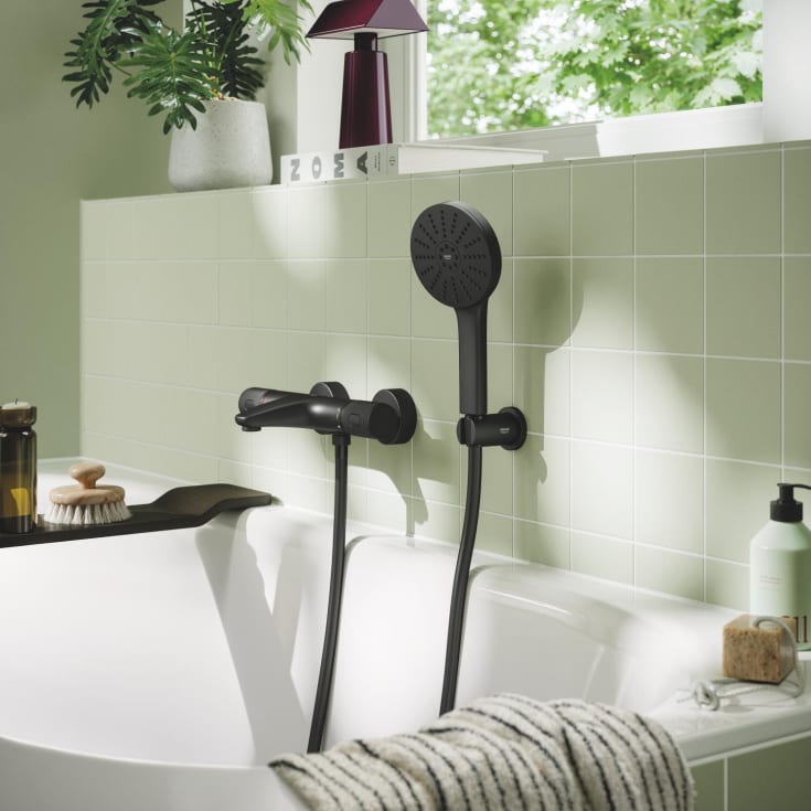Grohe Vitalio Joy+ duschset, matt svart