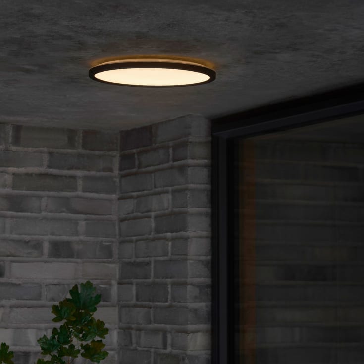 Nordlux Oja udendørs loftlampe, rund