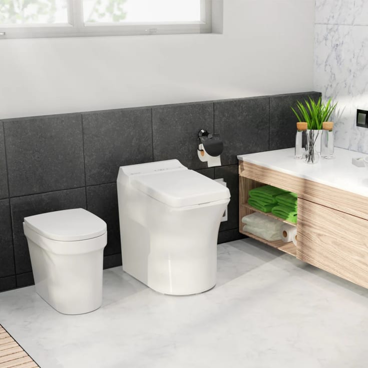 Cinderella Comfort urinal, vannfri, luktfelle, 46x34x50 cm, hvit