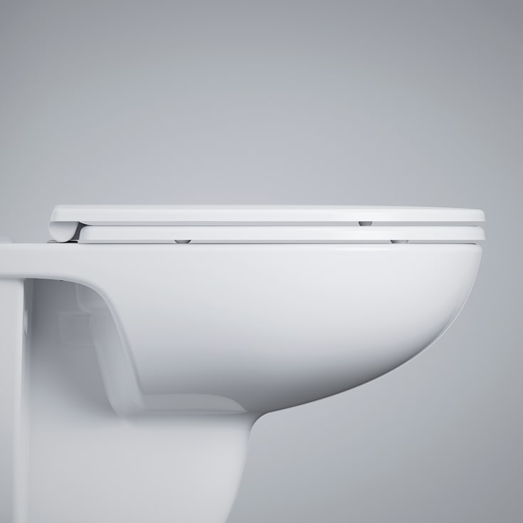 Grohe Bau Ceramic vägghängd toalett, utan spolkant, vit