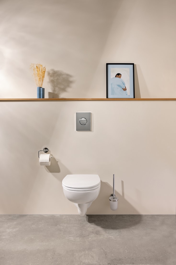 Grohe Bau Ceramic toiletbræt, soft close, aftagelig, hvid