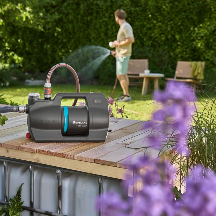 Gardena Gardena Silent hagepumpe, automatisk, 4600 l/t, 45x20x24 cm