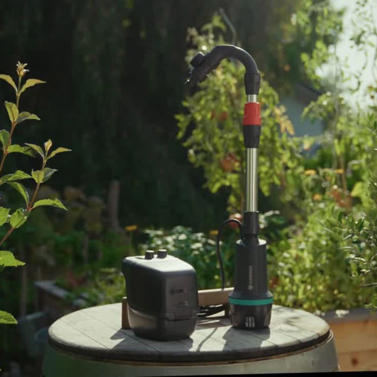 Gardena regnvattenpump 2600 Comfort, 18V/2,5Ah batteri