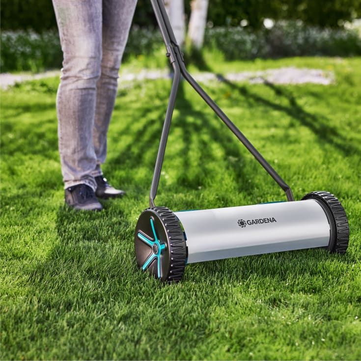 Gardena 400 Comfort gressklipper, justerbar klippehøyde, 40 cm