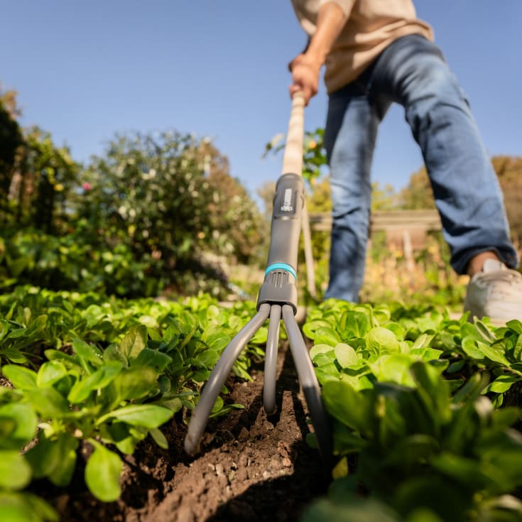 Gardena PureLine kultivator, treskaft, 9 cm