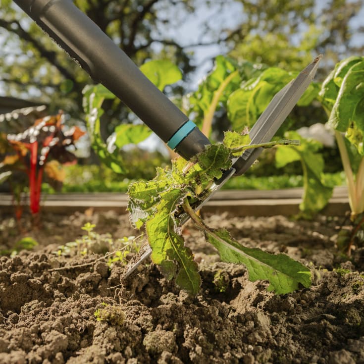 Gardena PureLine hagehakke, trehåndtak, stålblad, 7,5 cm