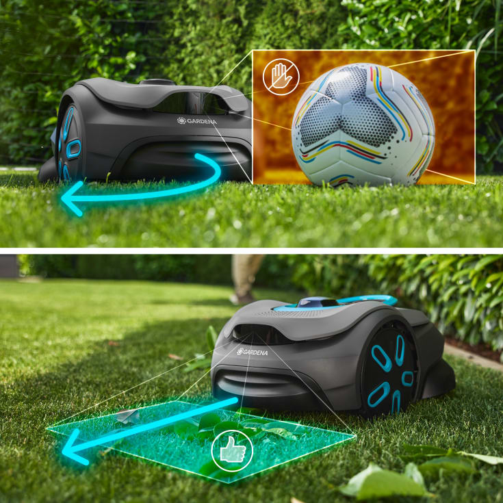 Gardena Sileno Sense 400 robotgressklipper, GPS, AI og appstyring, 400 m²