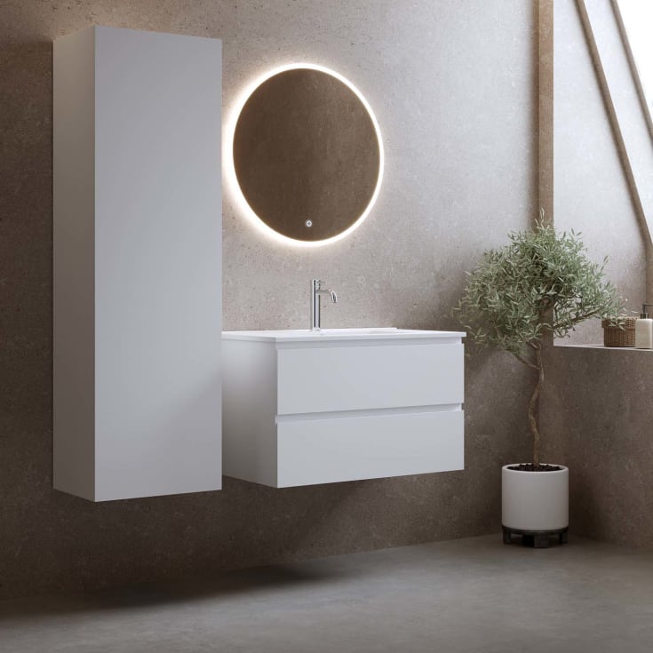 Bathlife Eufori møbelpakke, med servant, 81x46,5x50 cm, hvit matt