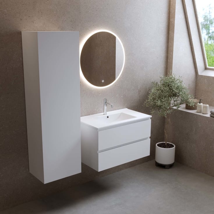 Bathlife Eufori møbelpakke, med servant, 81x46,5x50 cm, hvit matt
