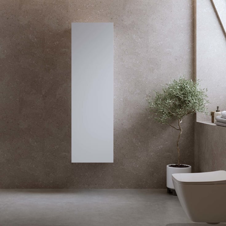 Bathlife høyskap, myktlukkende dør, 150x45x35 cm, hvit matt