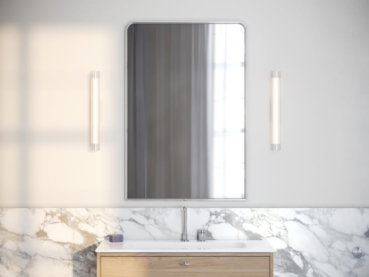 Gustavsberg Ducentic spegel, 56,2x74,2 cm, krom