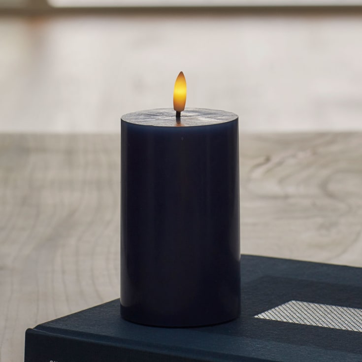 Sirius Sille LED blockljus, batteri, mörkblå