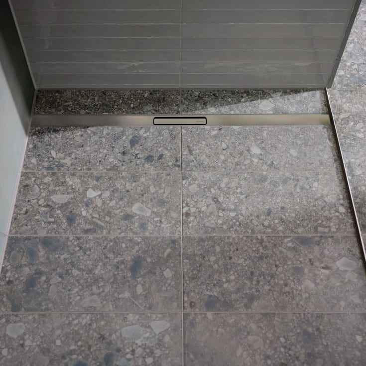 Geberit CleanLine30 afløbsarmatur, 300-1100 mm, fri placering, børstet rustfrit stål