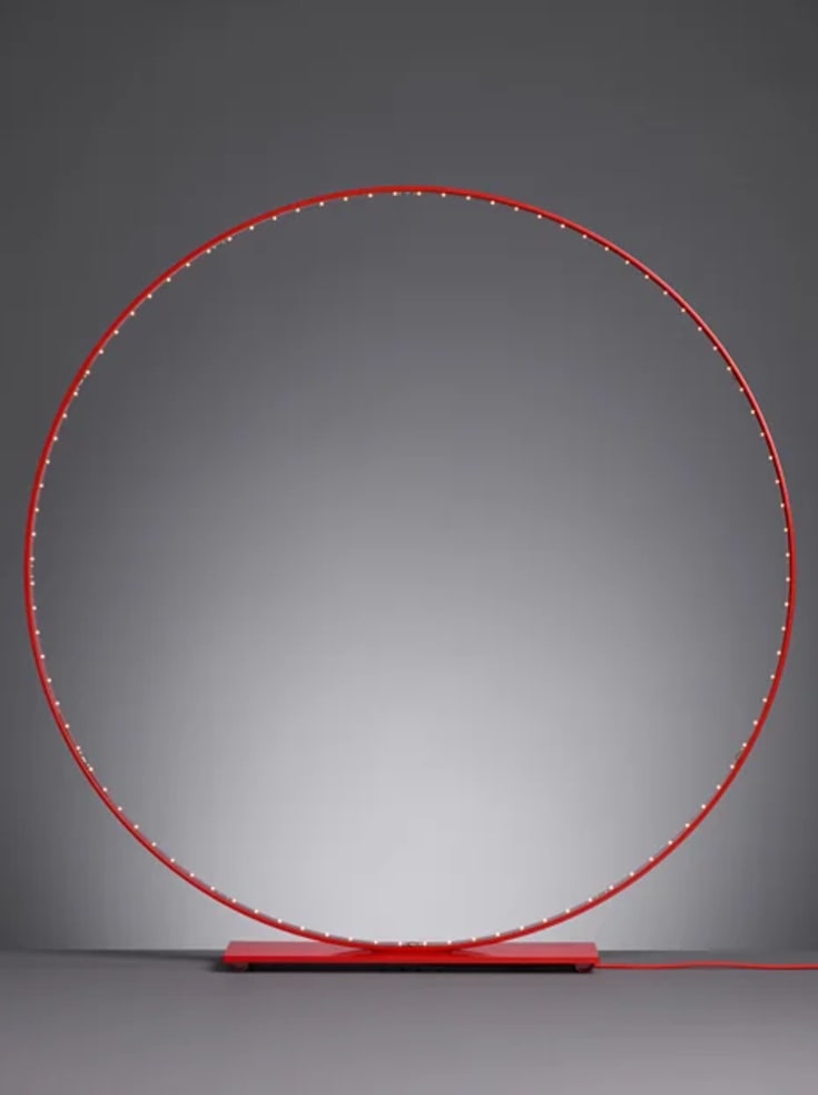 Le Deun Classic bordslampa Ø 60, matt prestige röd