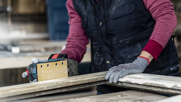 5 stk Bosch slibeblad 93 x 185 mm, K120, 10 stk.