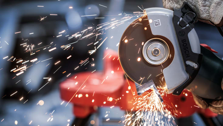 25 stk Bosch X-LOCK skæreskive, 125 mm, forkrøbbet