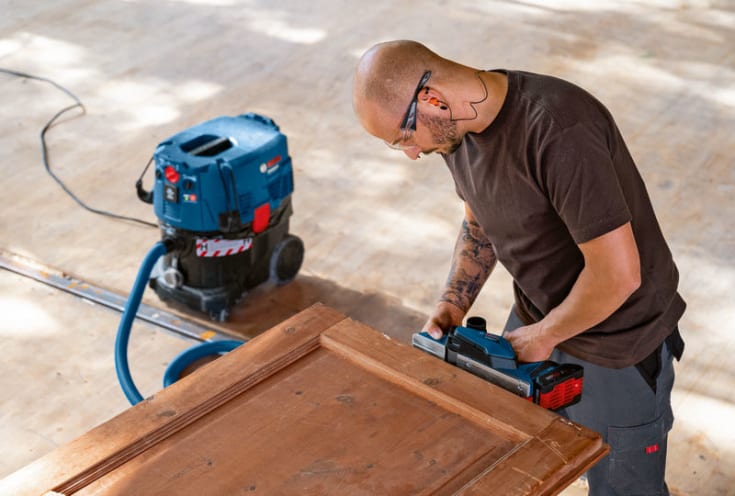 Bosch høvl GHO 18V-26, solo, L-Boxx