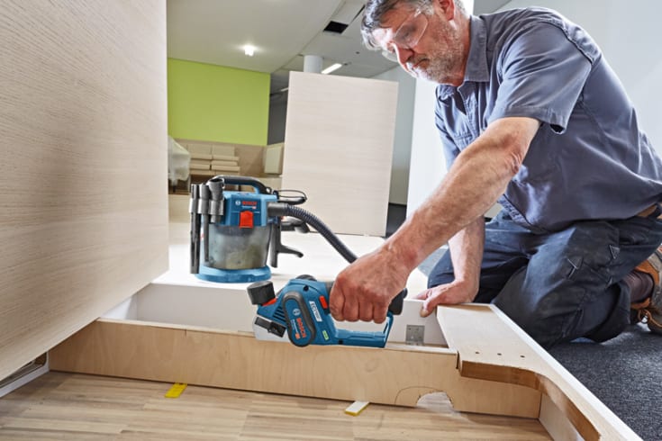 Bosch høvl GHO 12V-20, solo