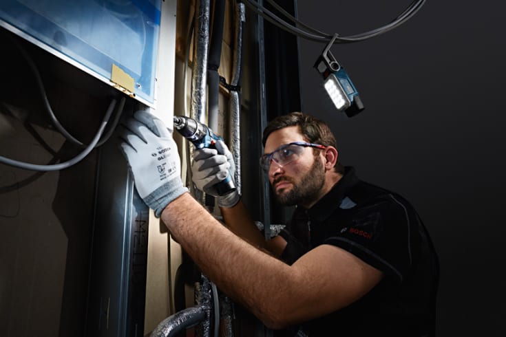 Bosch Professional batteri lygte GLI 12V-330, uden batteri