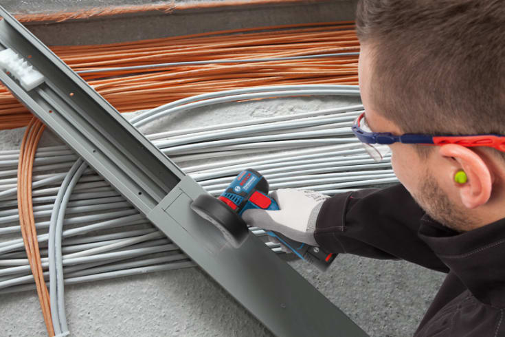 Bosch Professional vinkelsliber GWS 12V-76 professional, uden batteri