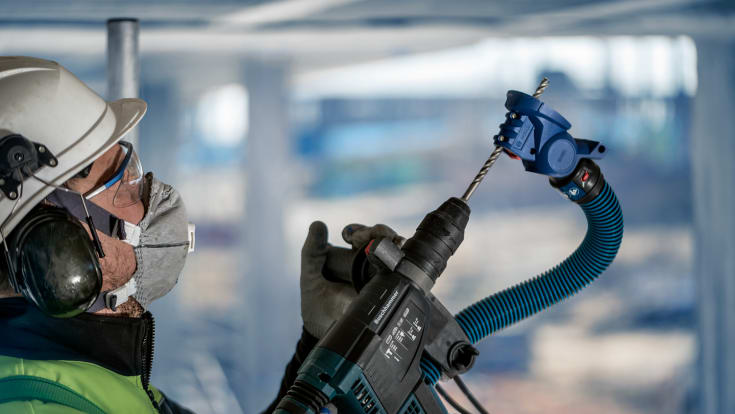 Bosch afsugsadapter SDS Clean til SDS plus-bor fra 5 - 16 mm
