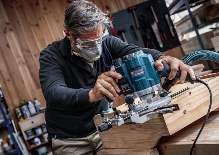 Bosch fresejern, sett med 15 stk. assistent str.