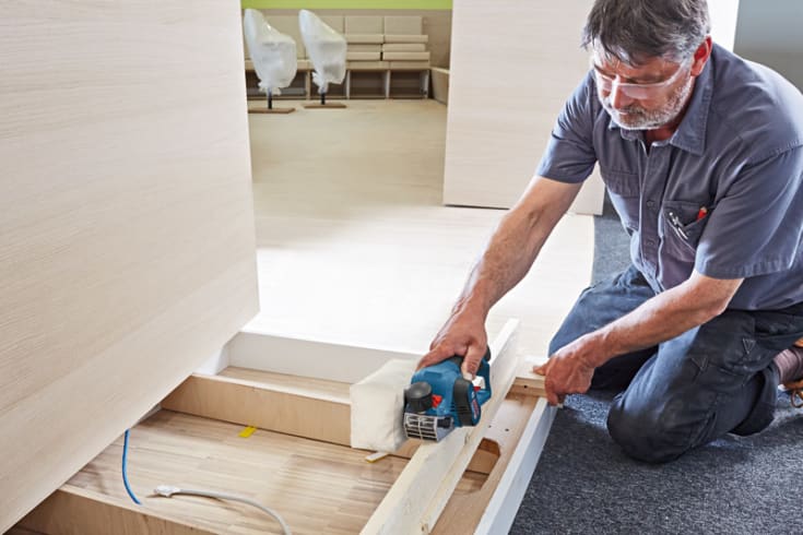 Bosch høvl GHO 12V-20, solo