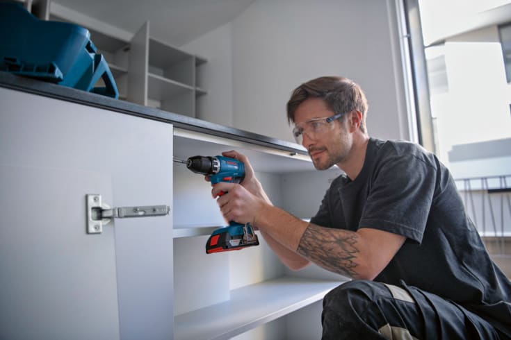 Bosch bore-/skruemaskine GSR 18V-45, solo
