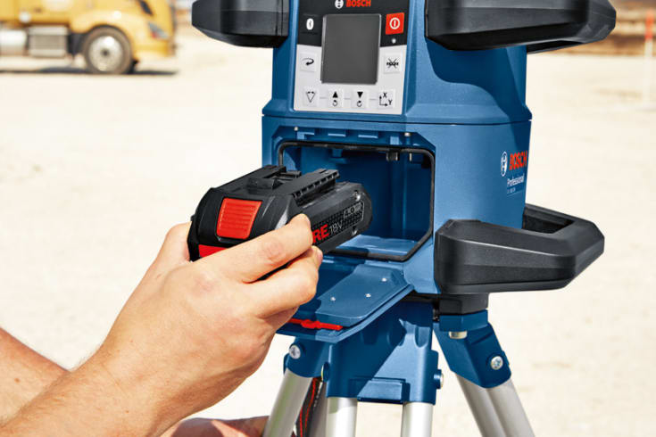 Bosch rotationslaser GRL 600 CHV med modtager og fjernbetjening