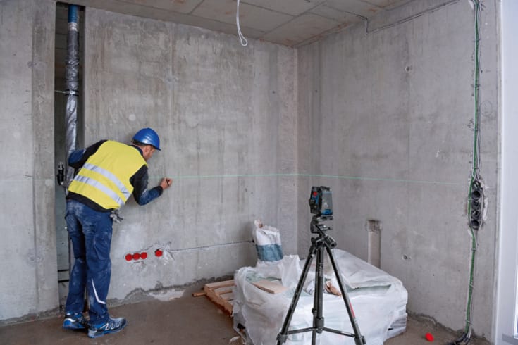 Bosch linjelaser GCL 2-50/RM10, grøn
