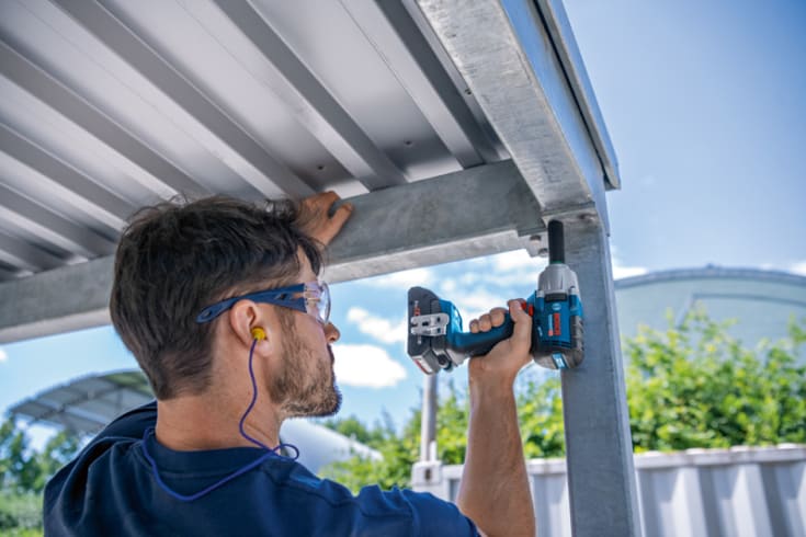 Bosch slagnøgle GDS 18V-450HC, solo, L-Boxx