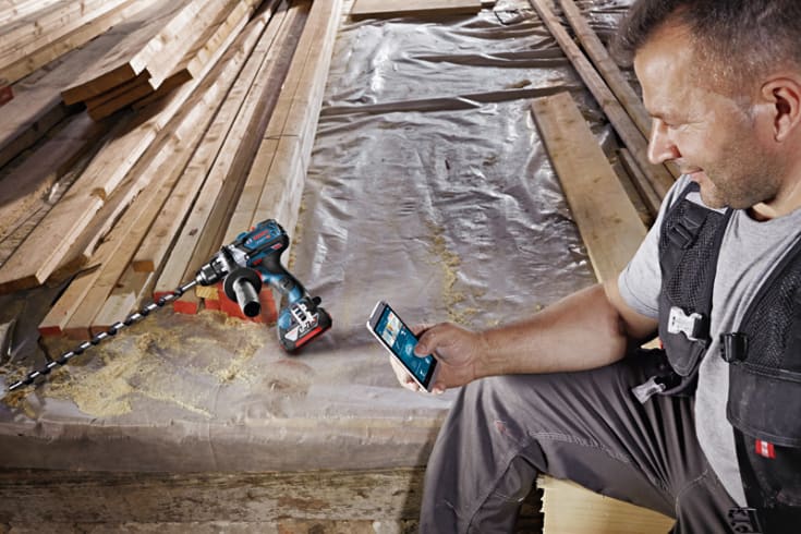 Bosch bore-/skruemaskine GSR 18V-110 C, 2 x ProCORE 18 V/4,0 Ah