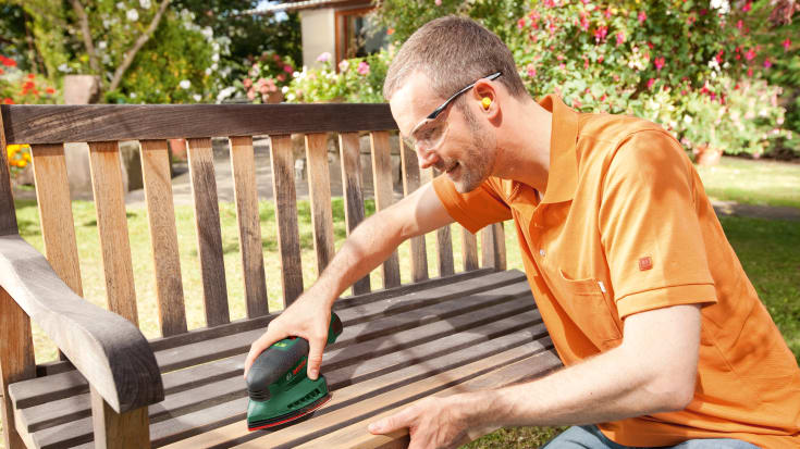 Bosch Home & Garden Easysander 12 V Akku multisliber - uden batteri