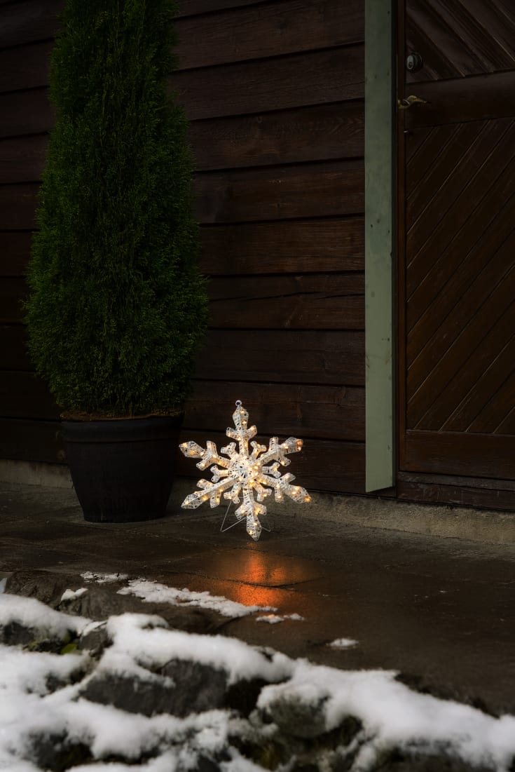 Konstsmide snøstjerne, 41,5 cm