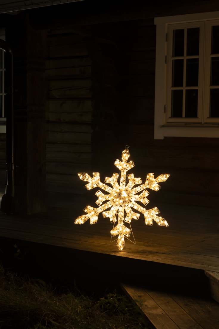 Konstsmide snøstjerne, 82 cm