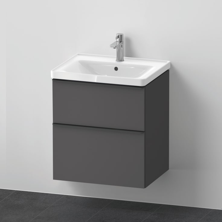 Duravit D-Neo møbelpakke, 60x48 cm, matt grafittgrå
