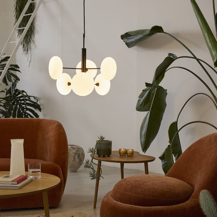 Nielsen Light Continental ljuskrona, svart